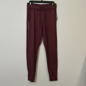 Balance Althletica Jogger Leggings Womens size Medium in Burgundy